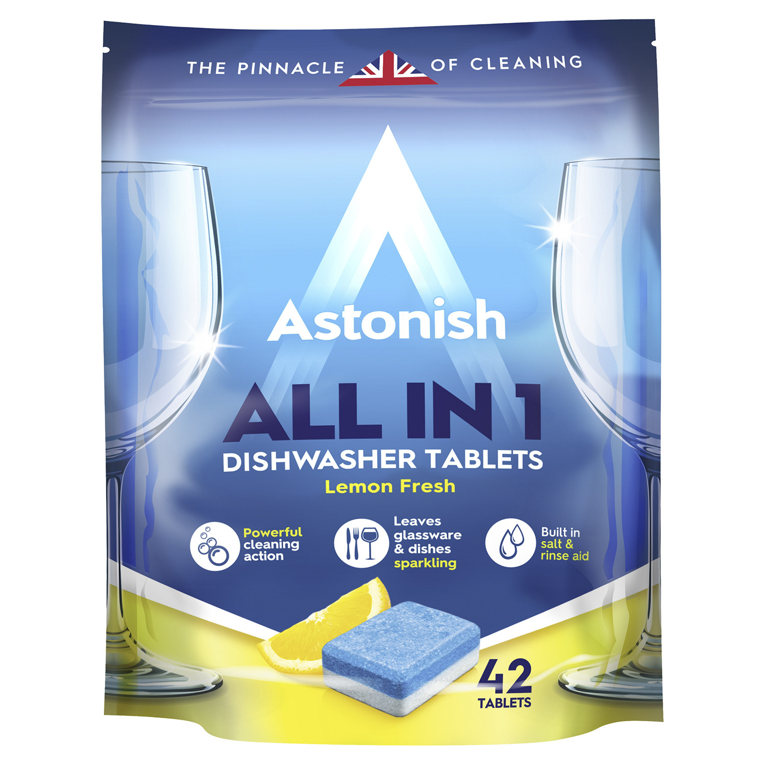 Astonish All in 1 Dishwasher Tablets 42 Pack Image