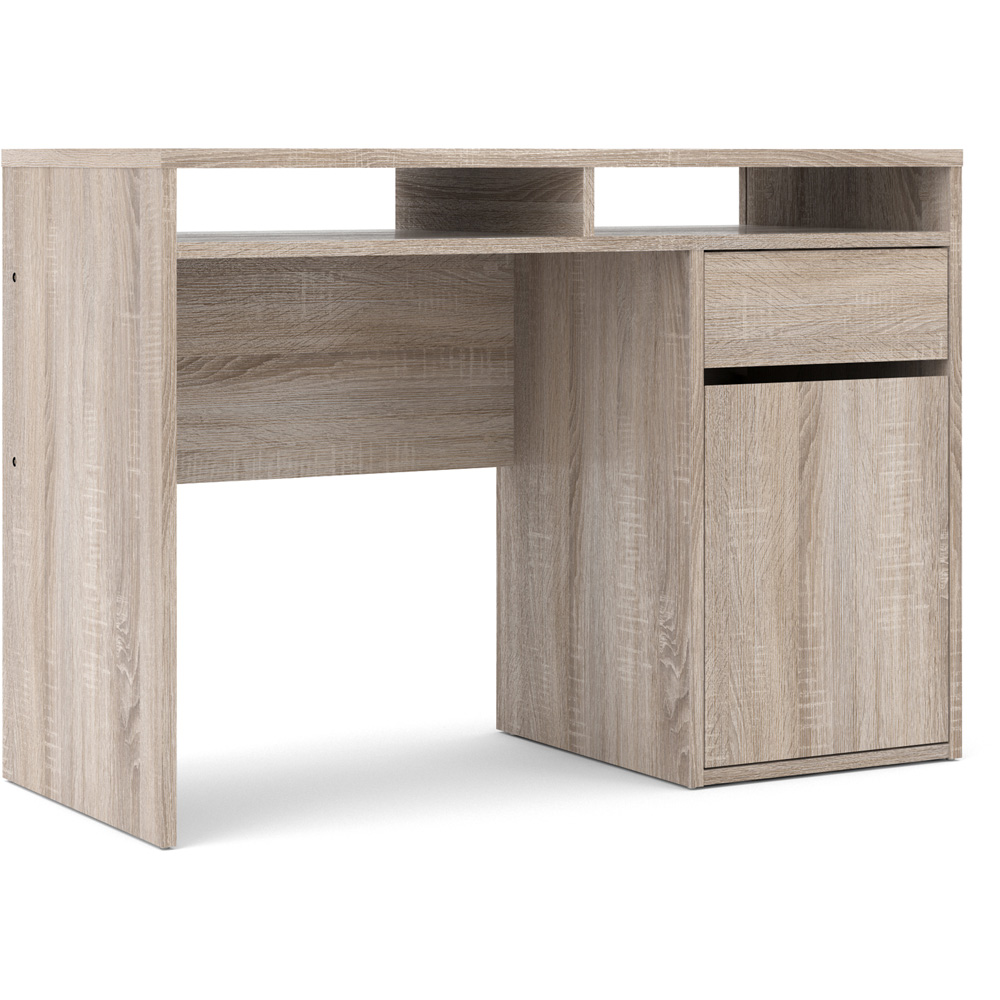 Florence Function Plus Single Door Single Drawer Desk Truffle Oak Image 2