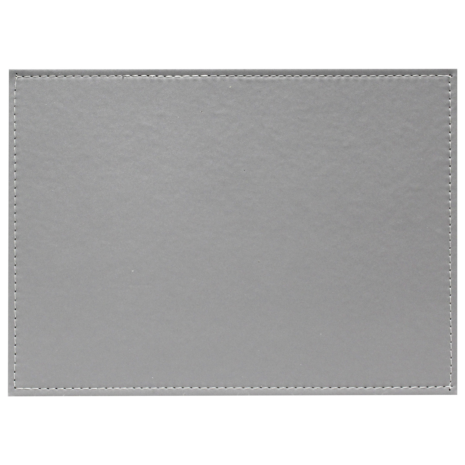 Grey Faux Leather Placemats 4 Pack Image
