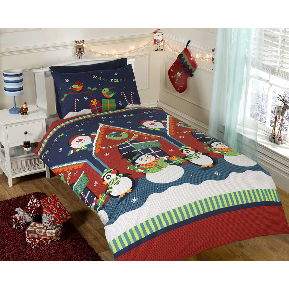 Rapport Home Santas Grotto Single Multicolour Duvet Set Image 2