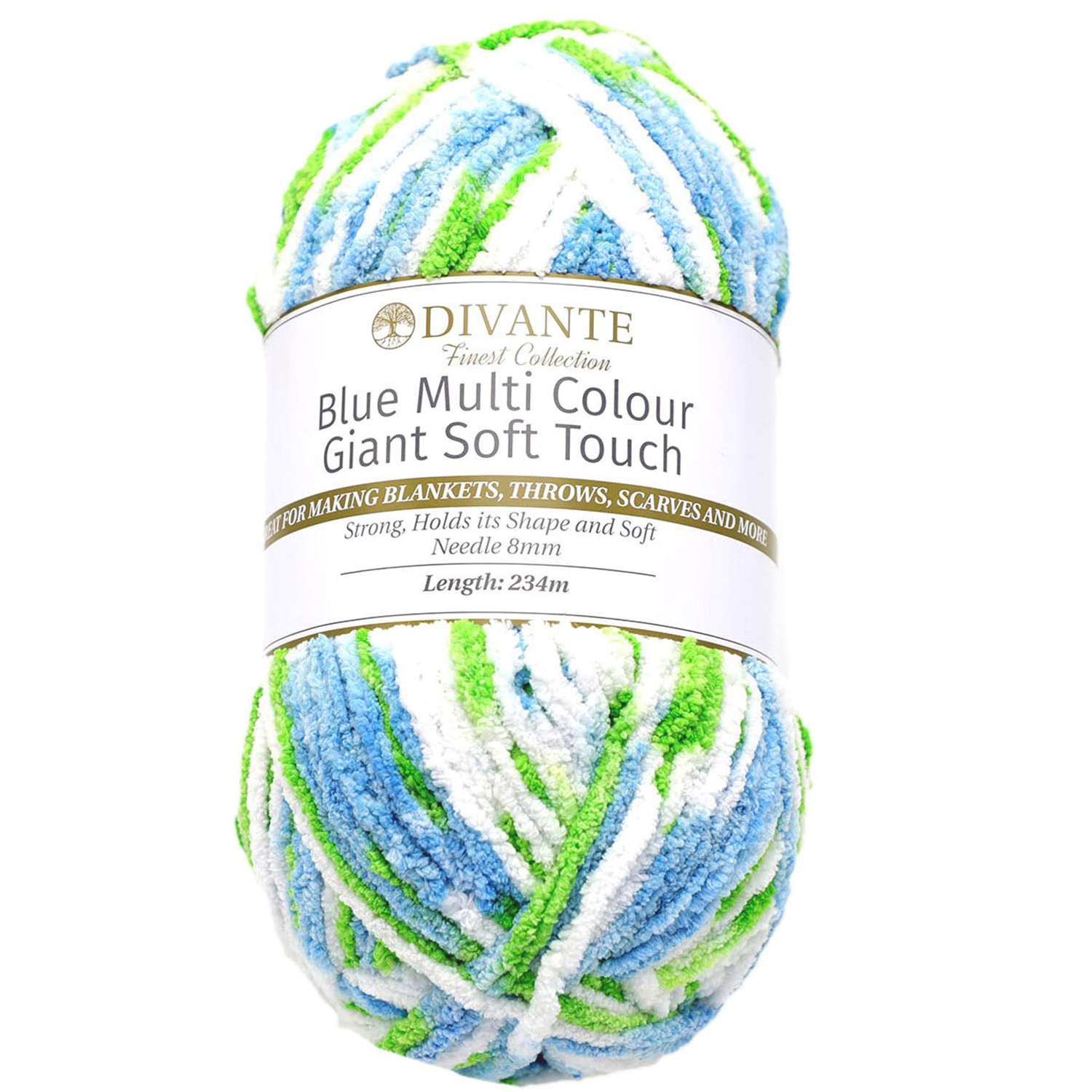 Divante Blue Multi Colour Giant Soft Touch Wool 234m Image
