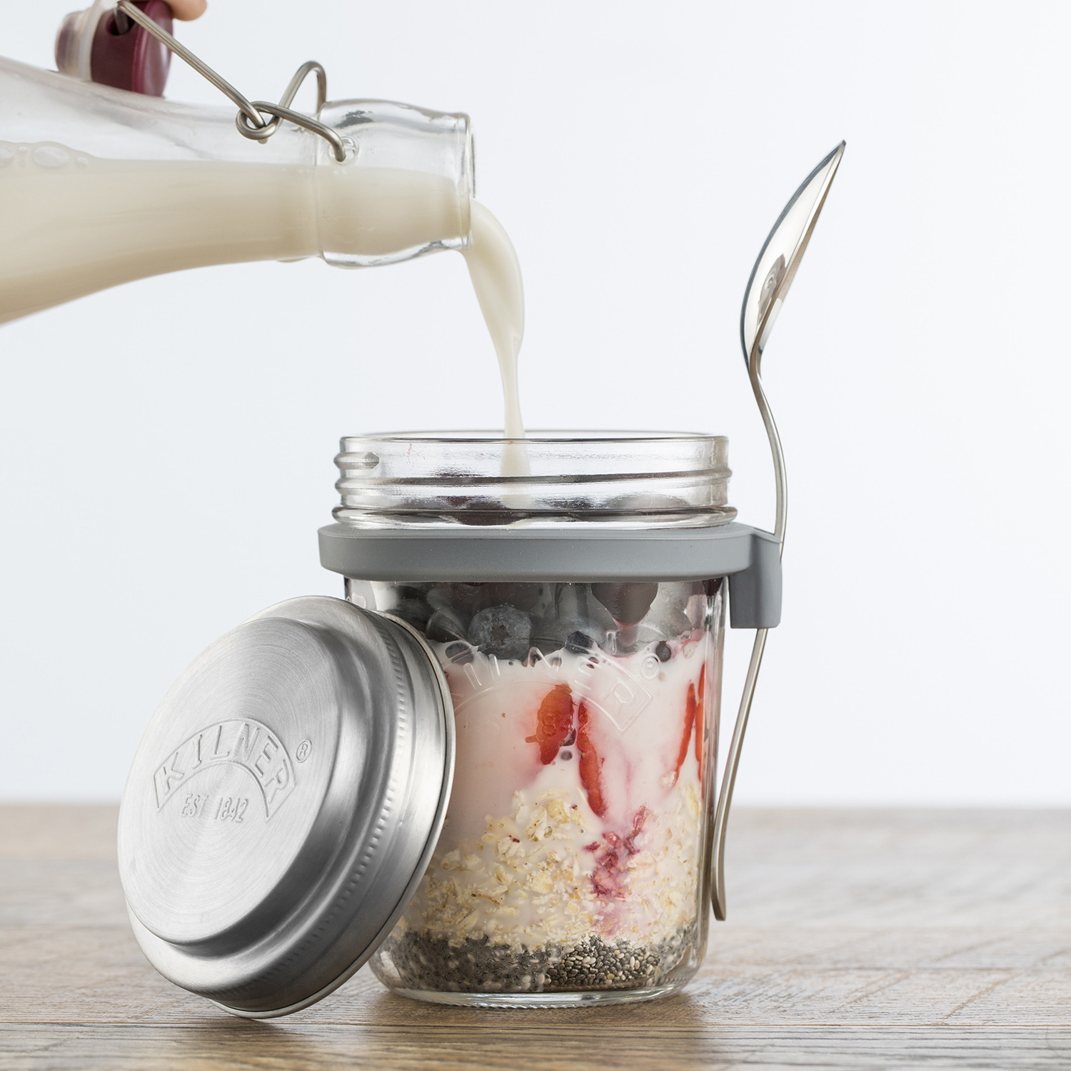 Kilner Glass Breakfast Jar Set Image 8