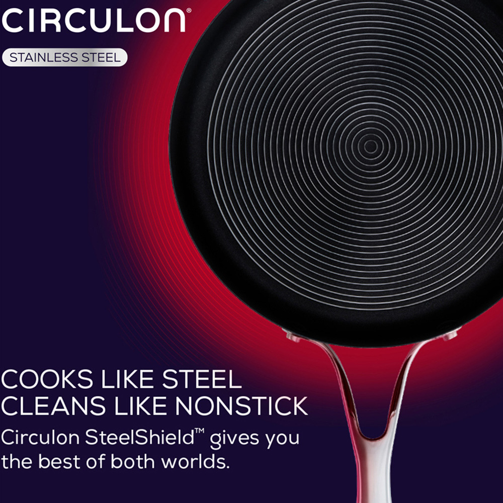 Circulon Steel Shield S Series 30cm Nonstick Stainless Steel Stockpot Image 4