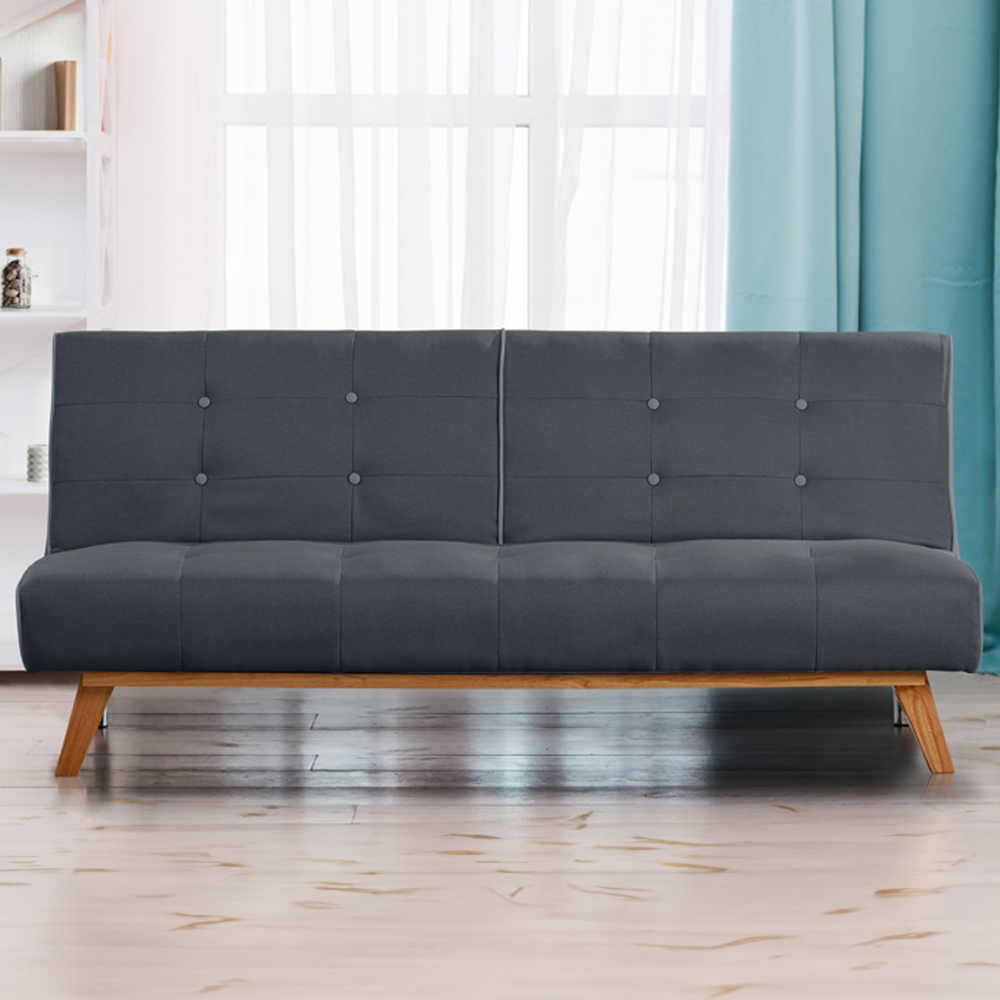 Brooklyn Double Sleeper Coffee Sofa Bed with Wooden Leg Image 1