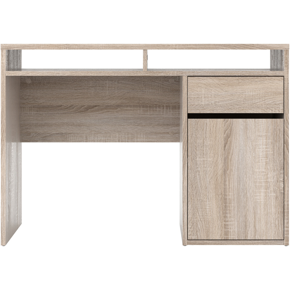 Florence Function Plus Single Door Single Drawer Desk Truffle Oak Image 5