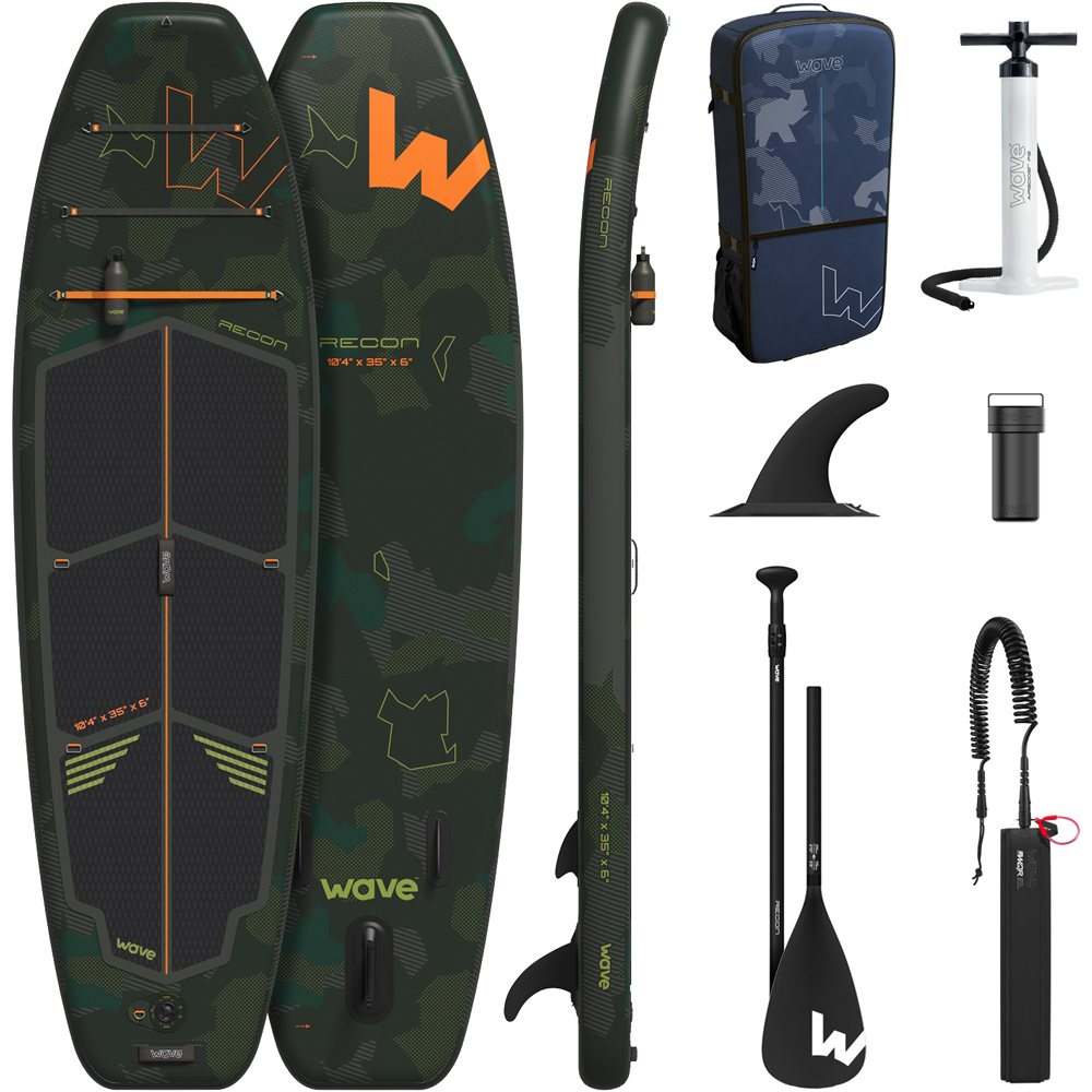 Wave Recon Green Stand Up Paddle Board and Accessories 10ft 4inch Image 3