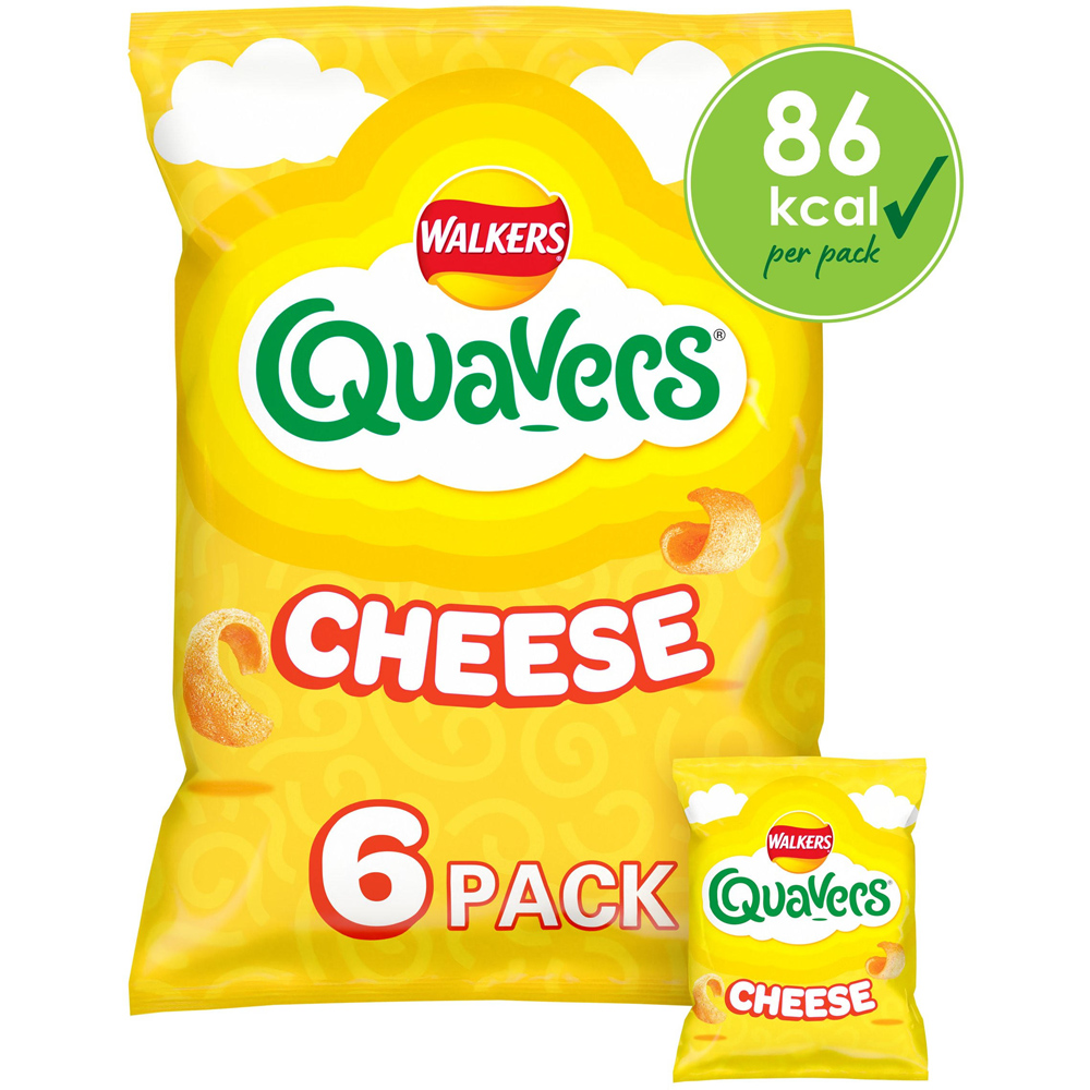 Walkers Quavers Cheese 6 Pack Image