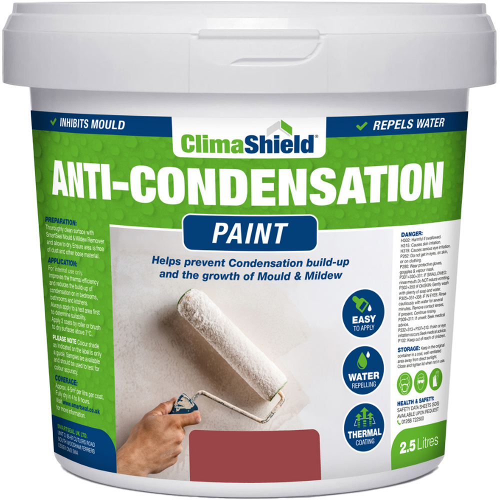 SmartSeal Brick Red Anti-Condensation Paint 2.5L Image 2