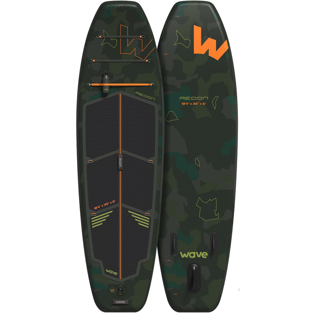 Wave Recon Green Stand Up Paddle Board and Accessories 10ft 4inch Image 1