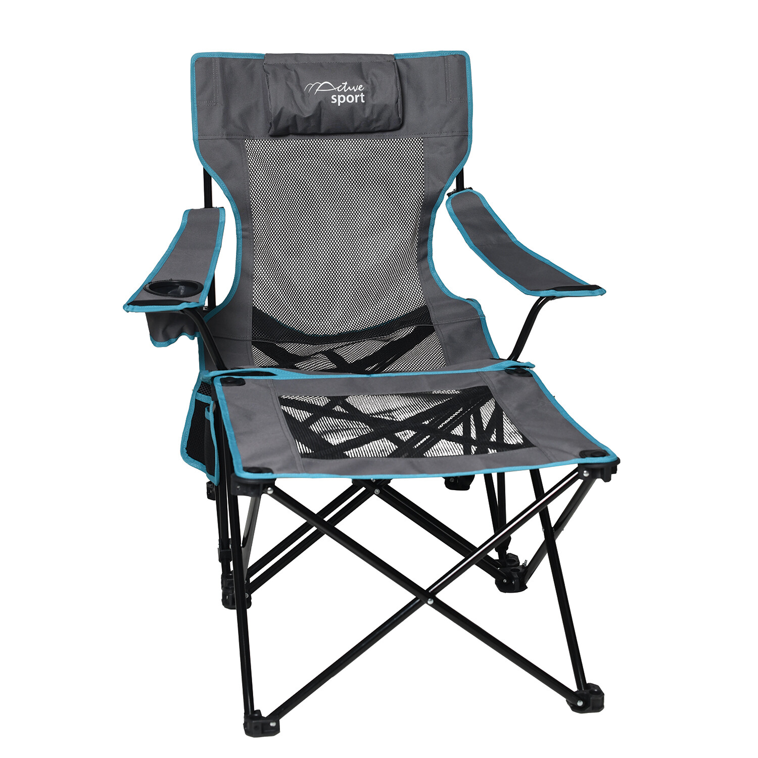 Active Sport Camping Chair with Stool Image 1