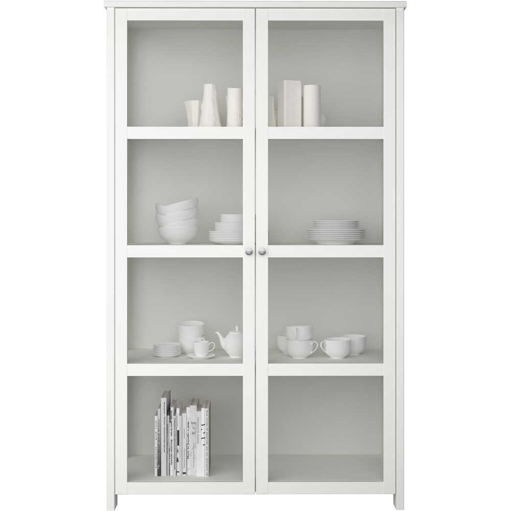 Florence Excellent 2 Door Pure White Display Cabinet Image 7