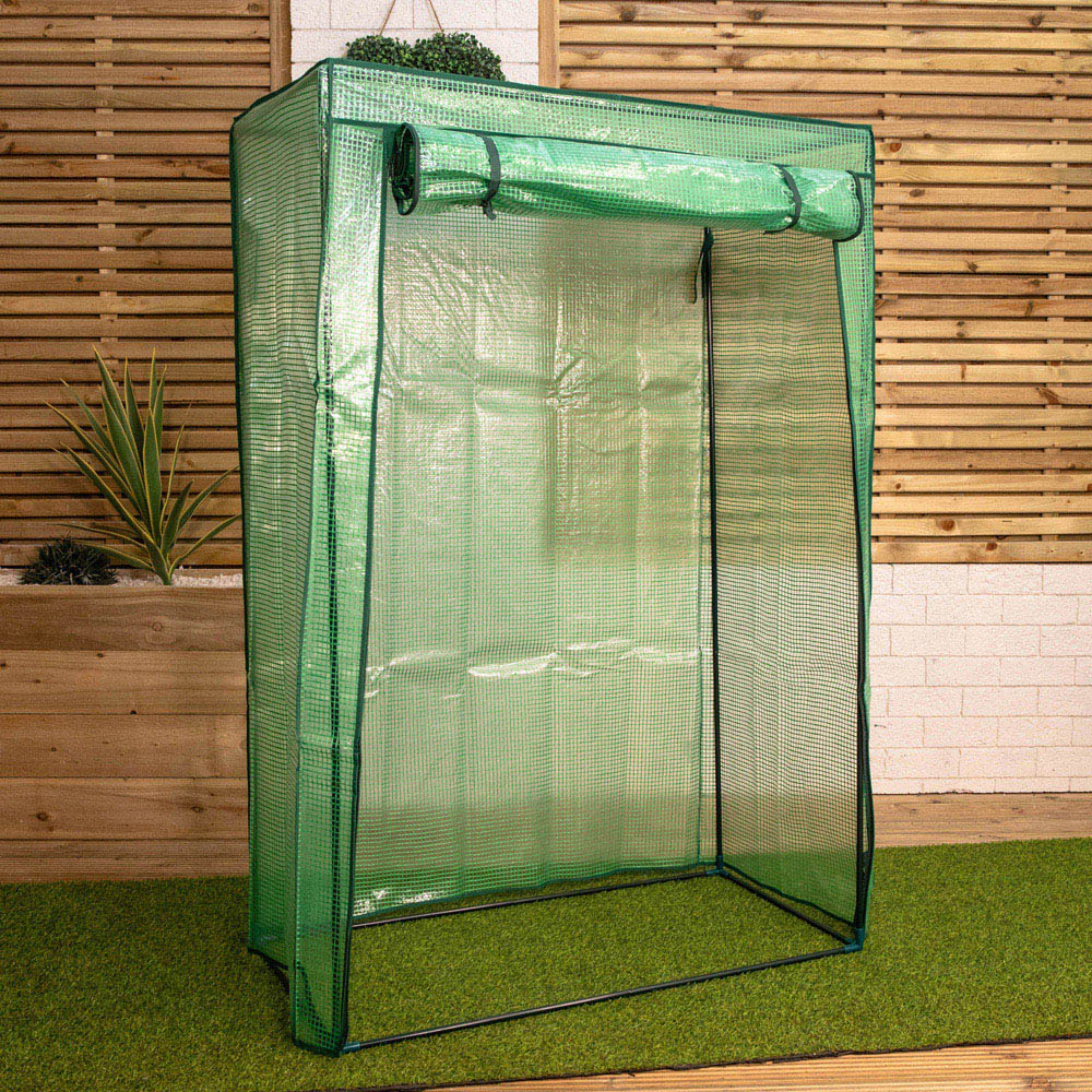 Samuel Alexander Green Weatherproof 2 x 3ft Mini Greenhouse Image 2