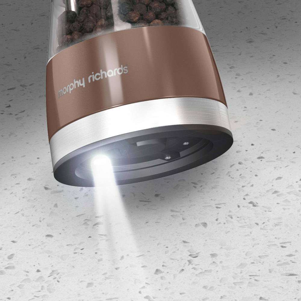 Morphy Richards Copper Electronic Salt and Pepper Mill Image 5