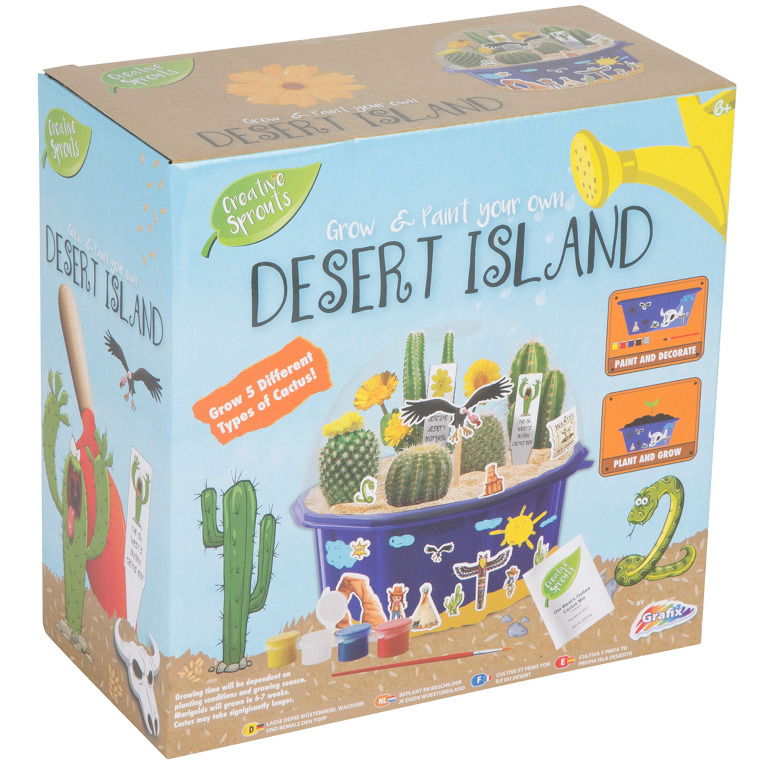 Creative Sprouts Grow and Paint Your Own Desert Island Image