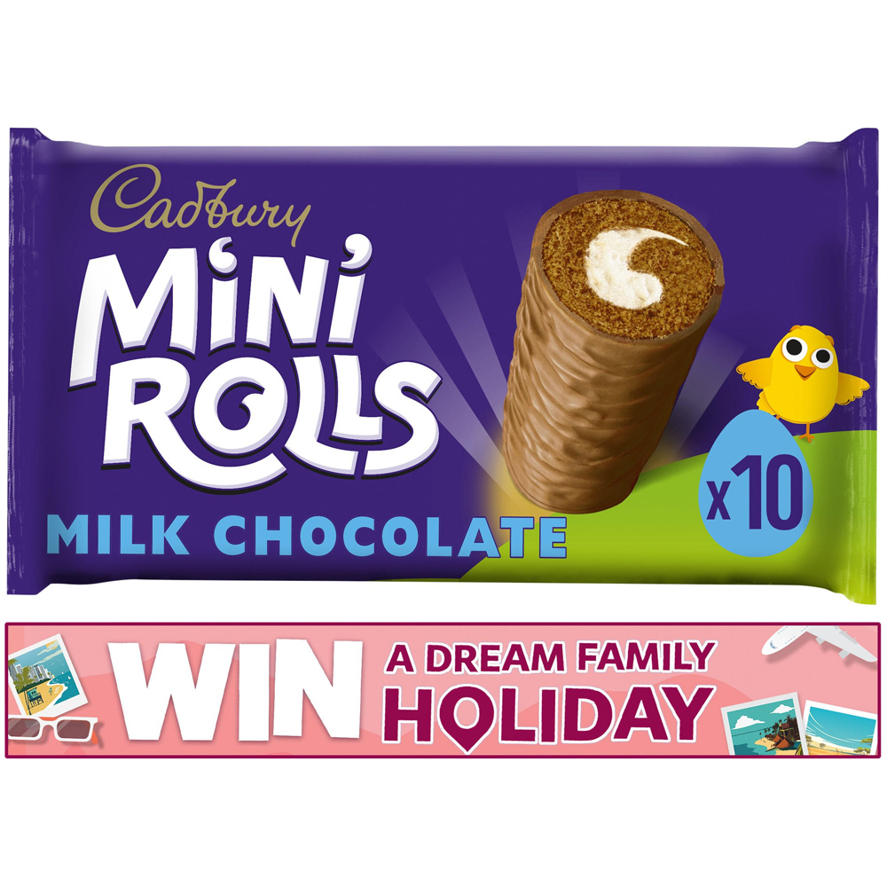 Cadbury Chocolate Mini Rolls 10 Pack Image 2