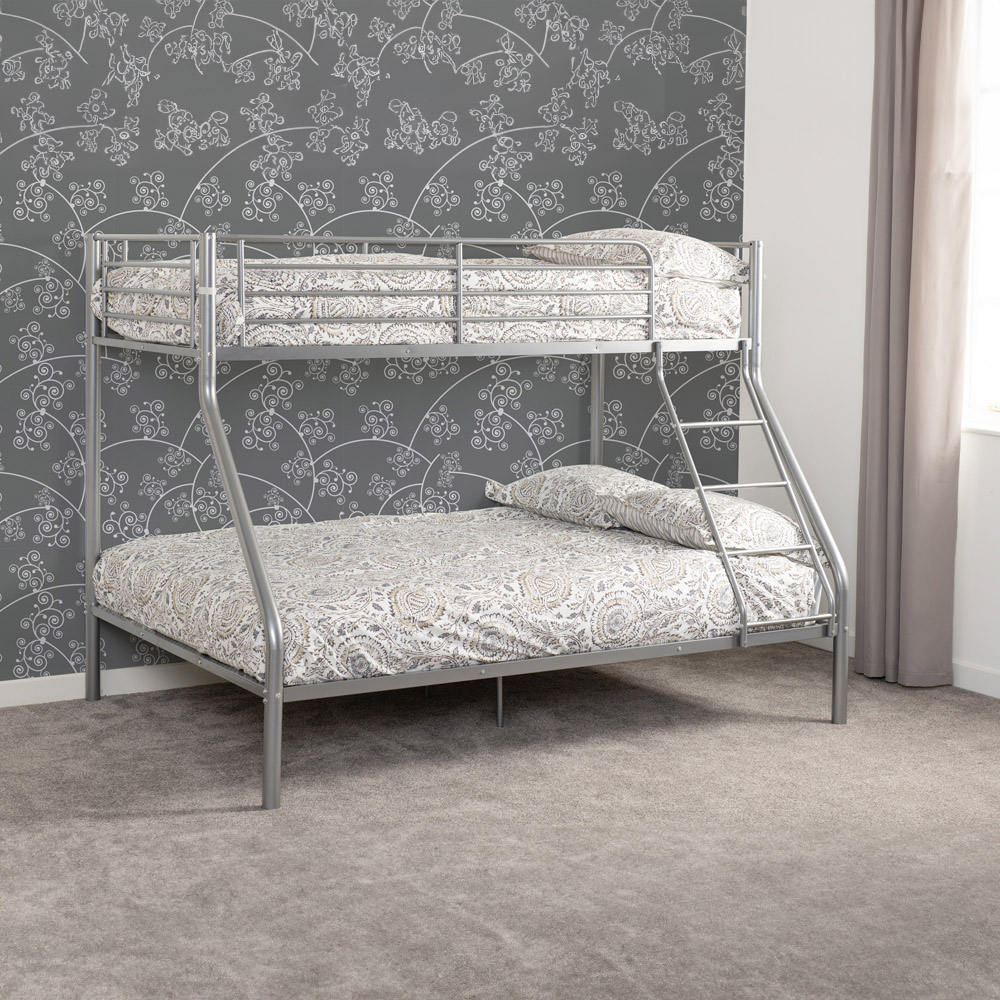 Seconique Tandi Triple Sleeper Silver Bunk Bed Image 6