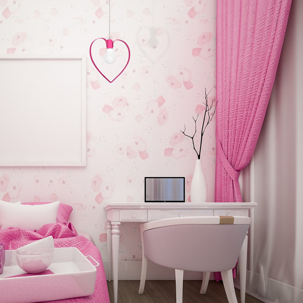 Milagro Amore Pink Pendant Lamp 230V Image 5