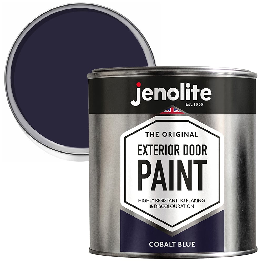 Jenolite Exterior Door Paint Blue 1L Image 1