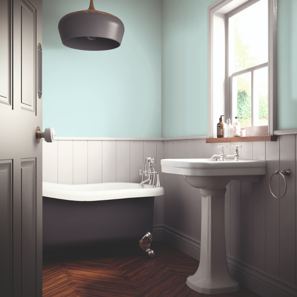 Johnstone's Bathroom Silk Spa Mid Sheen Emulsion Paint 2.5L Image 4