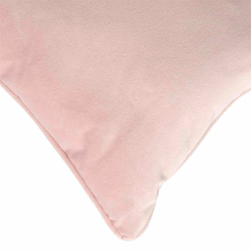 Wilko Pink Velour Cushion 55 x 55cm Image 3