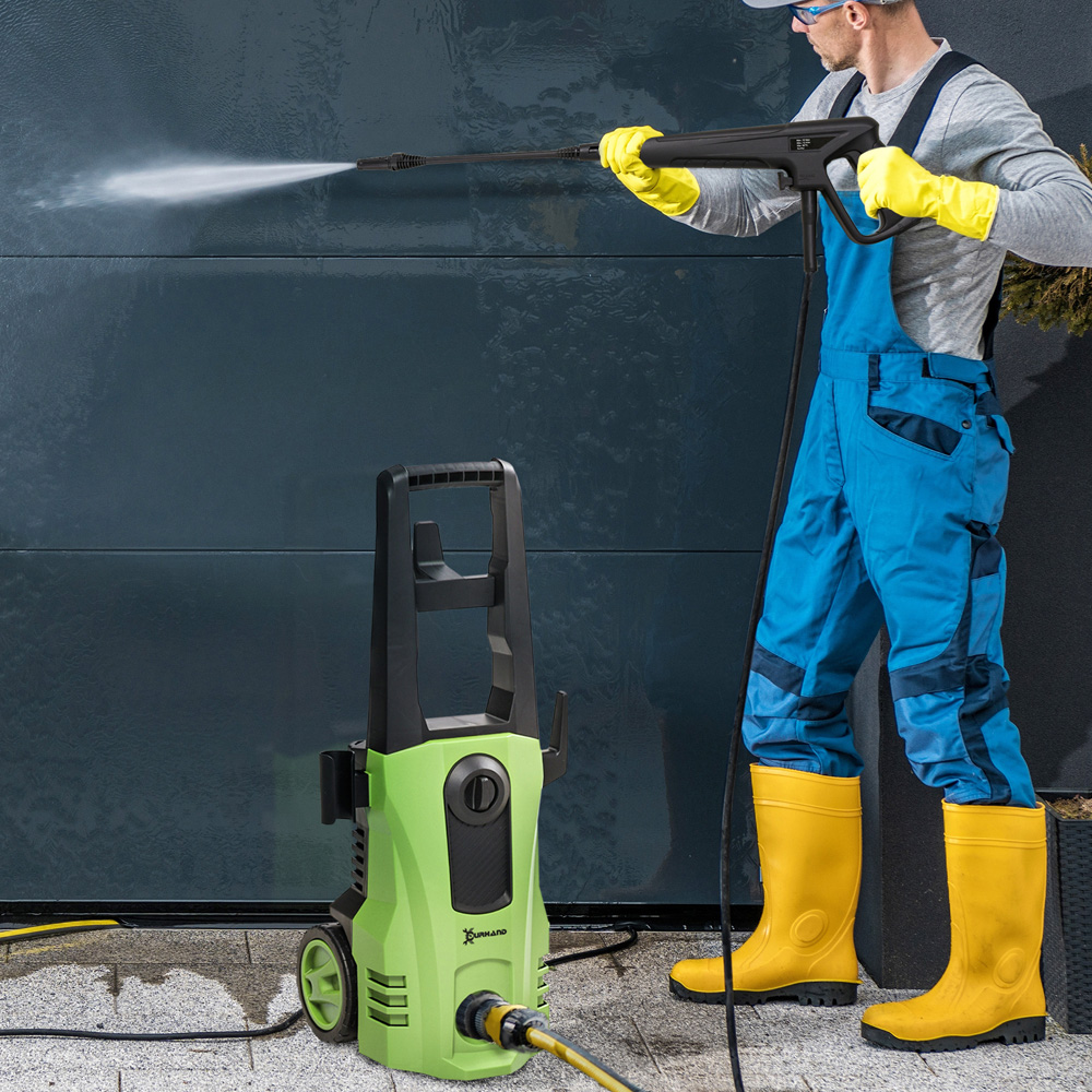 Outsunny 845-866V70GN Green High Pressure Washer 1800W Image 2