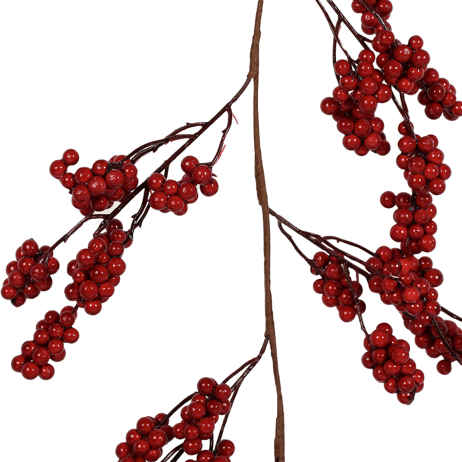 Festive Red Berry Garland - Red Image 2