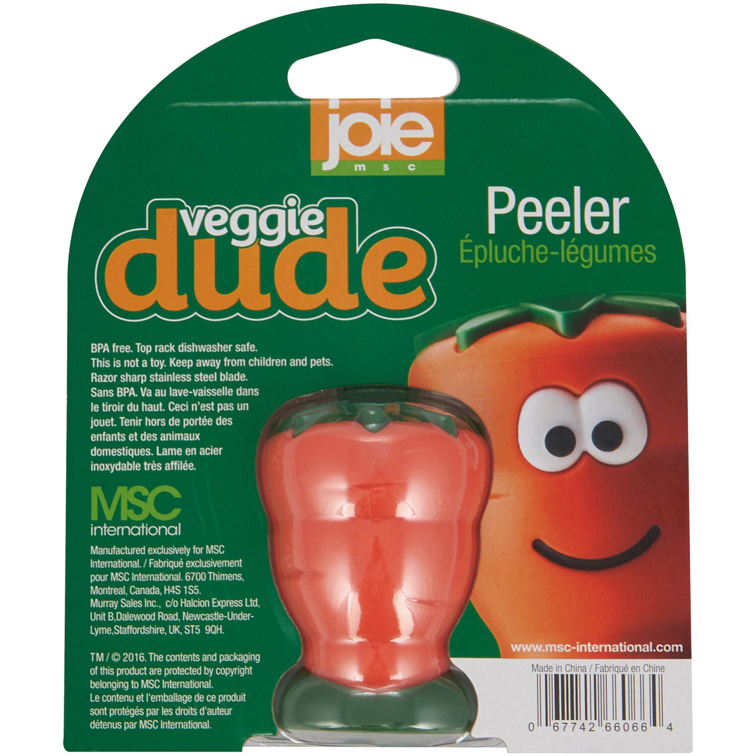 Veggie Dude Peeler - Orange Image 2