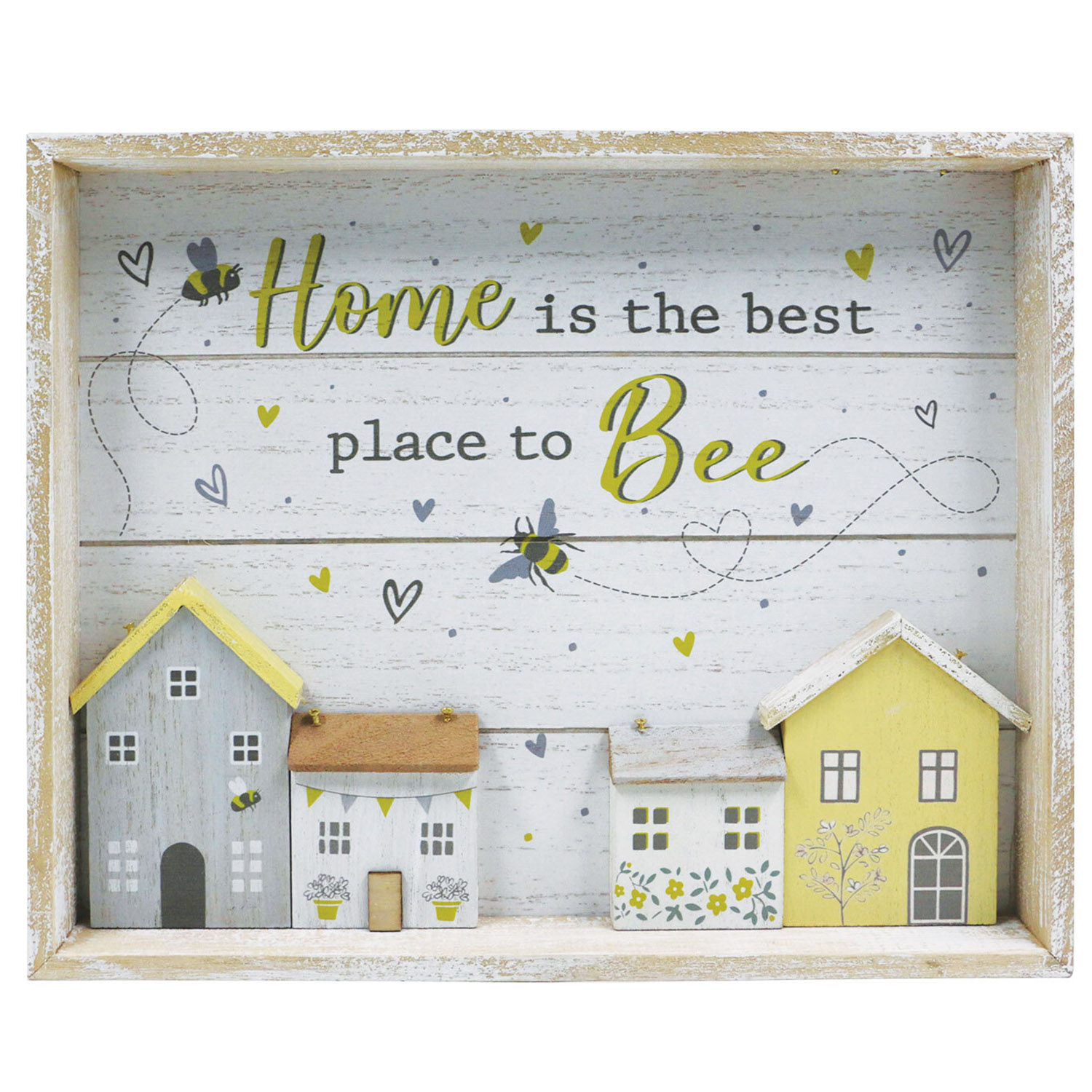 Home is the Best Place to Bee Wall Plaque Image
