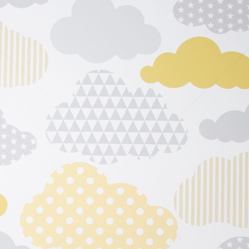Superfresco Easy Clouds Yellow Wallpaper Image 1