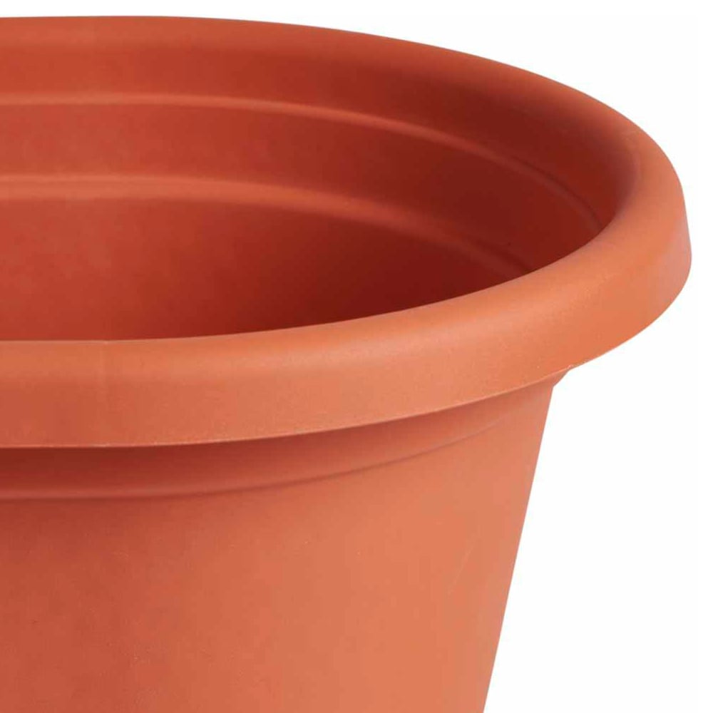 Clever Pots Terracotta Plastic Long Trough Pot 8L 50cm Image 2