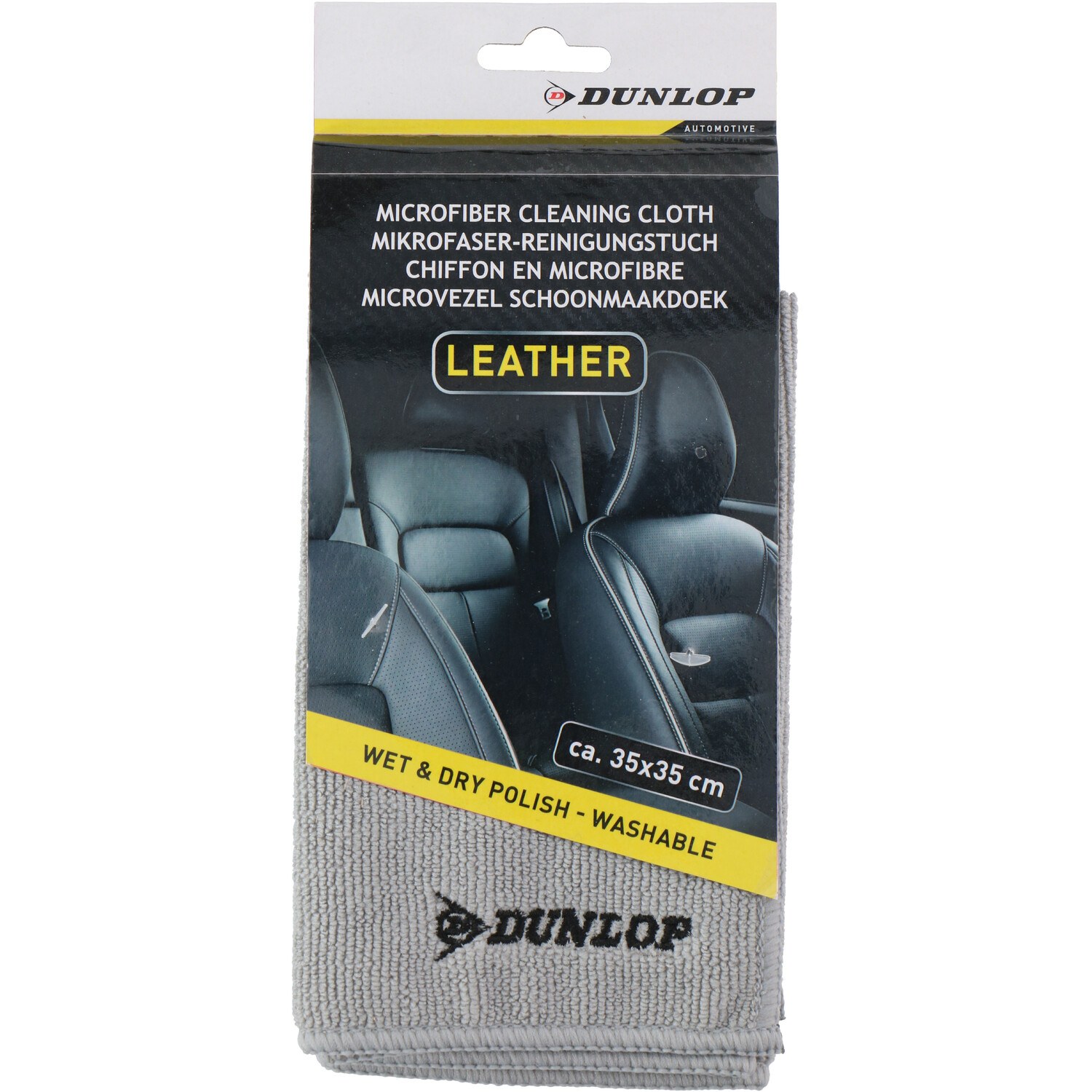 Dunlop Microfibre Cloth - Leather Image 1