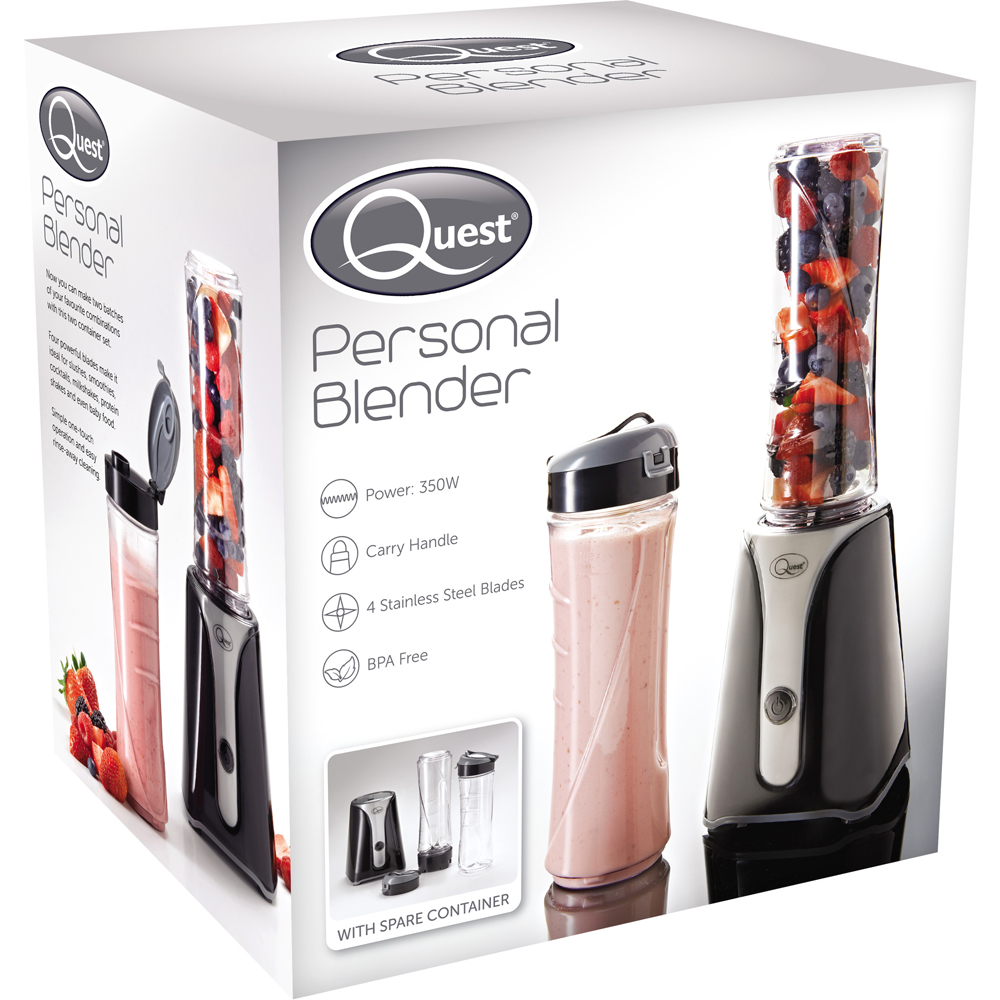 Quest Nutri-Q Black and Grey 600ml Personal Blender Image 5