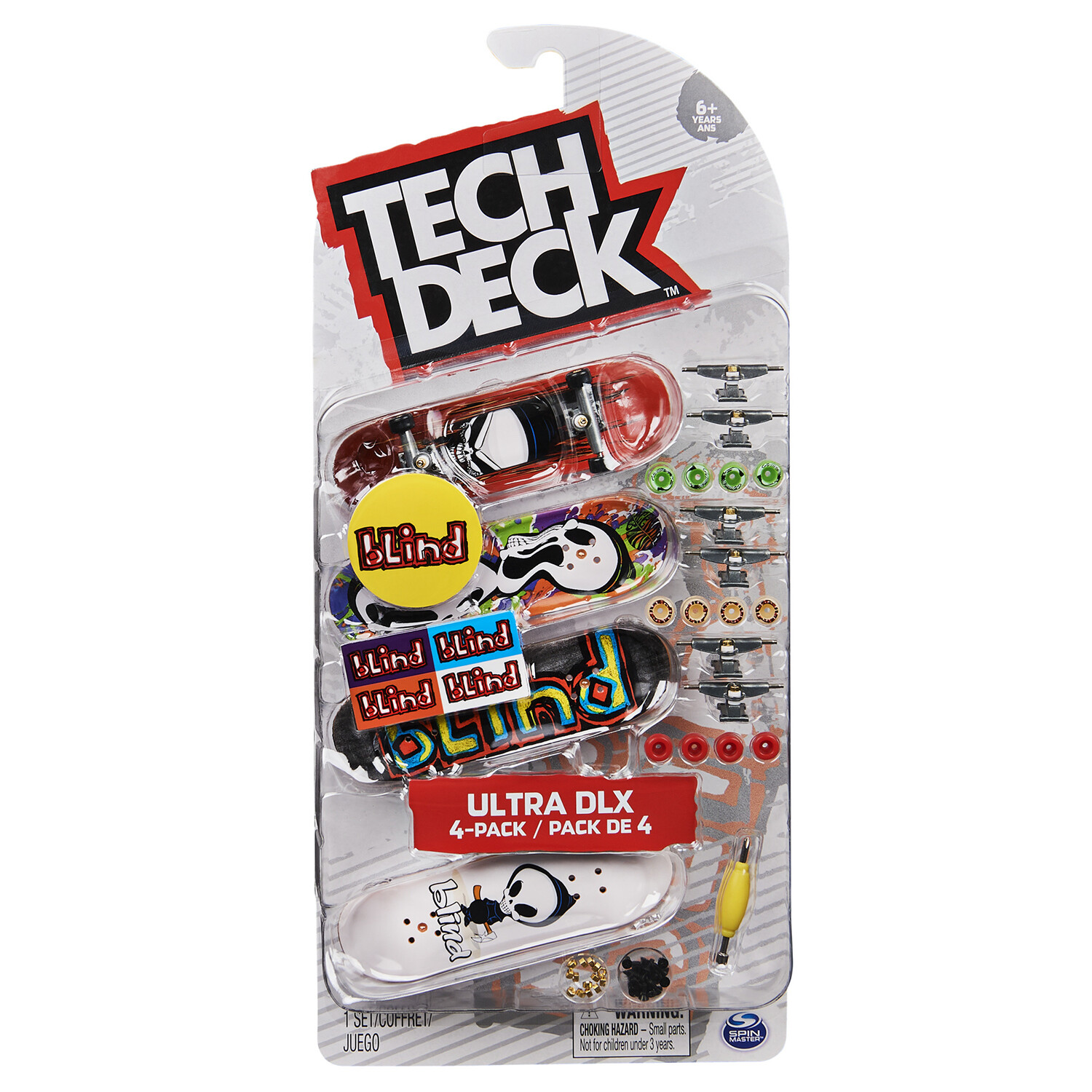 Single Tech Deck Ultra DLX Skateboards Figures 4 Pack in Assorted styles Image 4