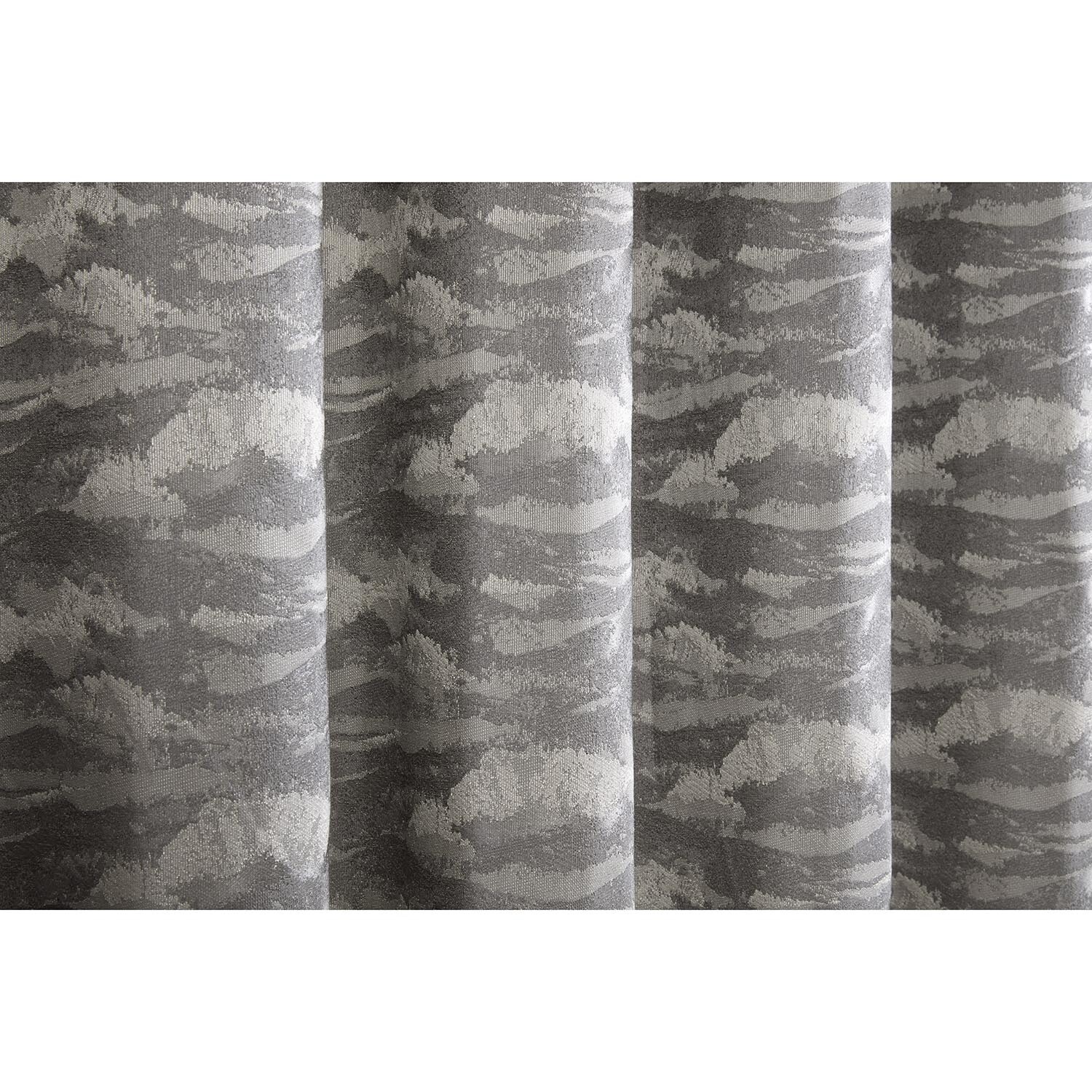 Astoria Grey Eyelet Curtain 229 x 229cm Image 4