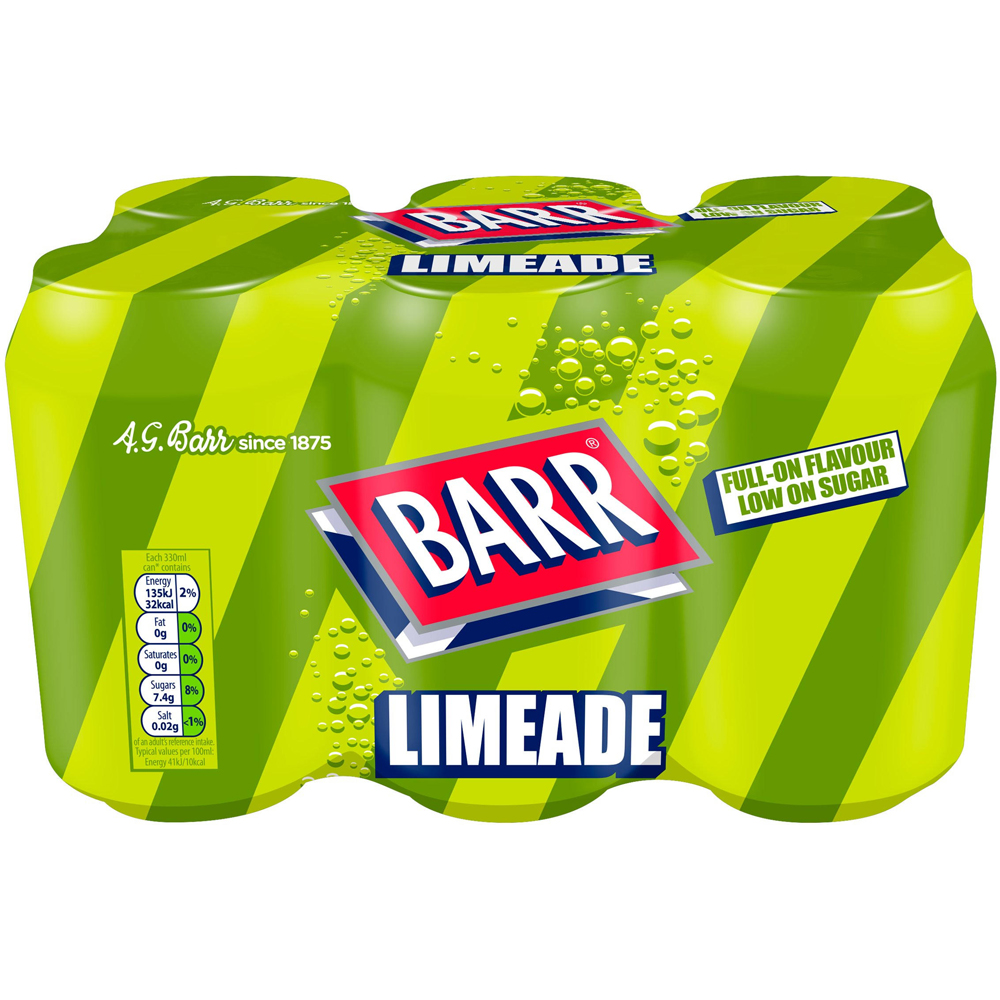 Barrs Limeade 6 x 330ml Image
