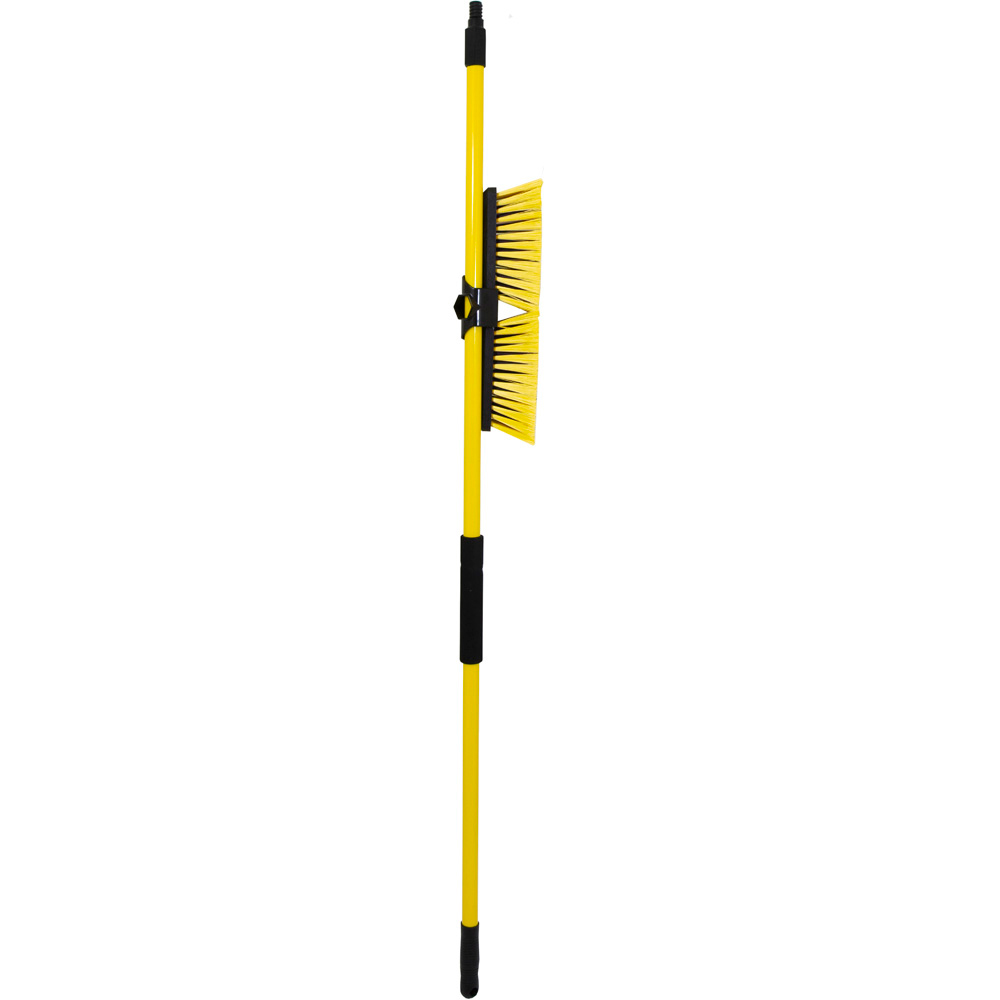 Charles Bentley Yellow Heavy Duty Bulldozer Broom Sweeper 14 inch Image 3