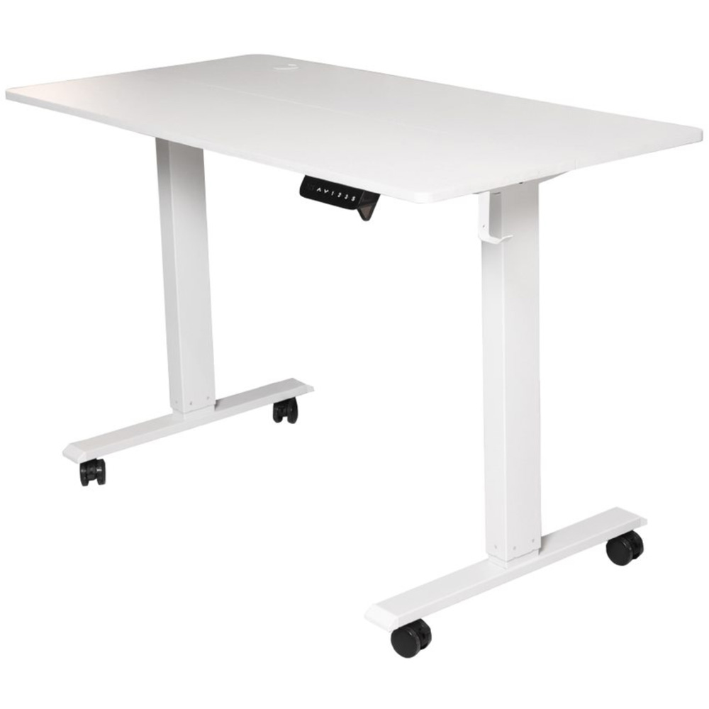 Alivio Electric Height Adjustable Stand Up Home Office Desk White Image 2