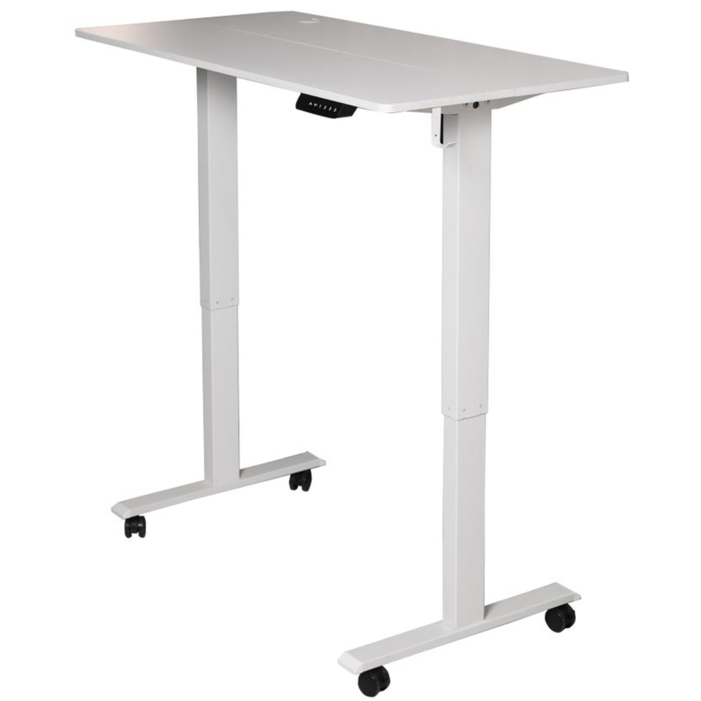 Alivio Electric Height Adjustable Stand Up Home Office Desk White Image 4