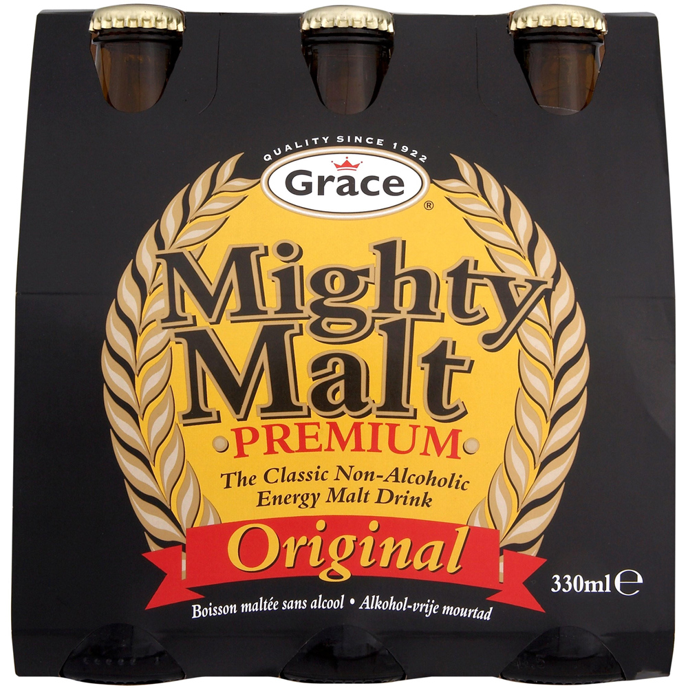 Grace Mighty Malt Energy Drink 6 x 330ml Image
