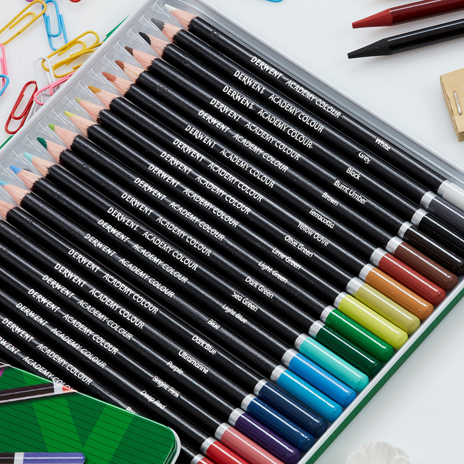 Pack of Derwent Academy Colour Pencils - 24 Image 4