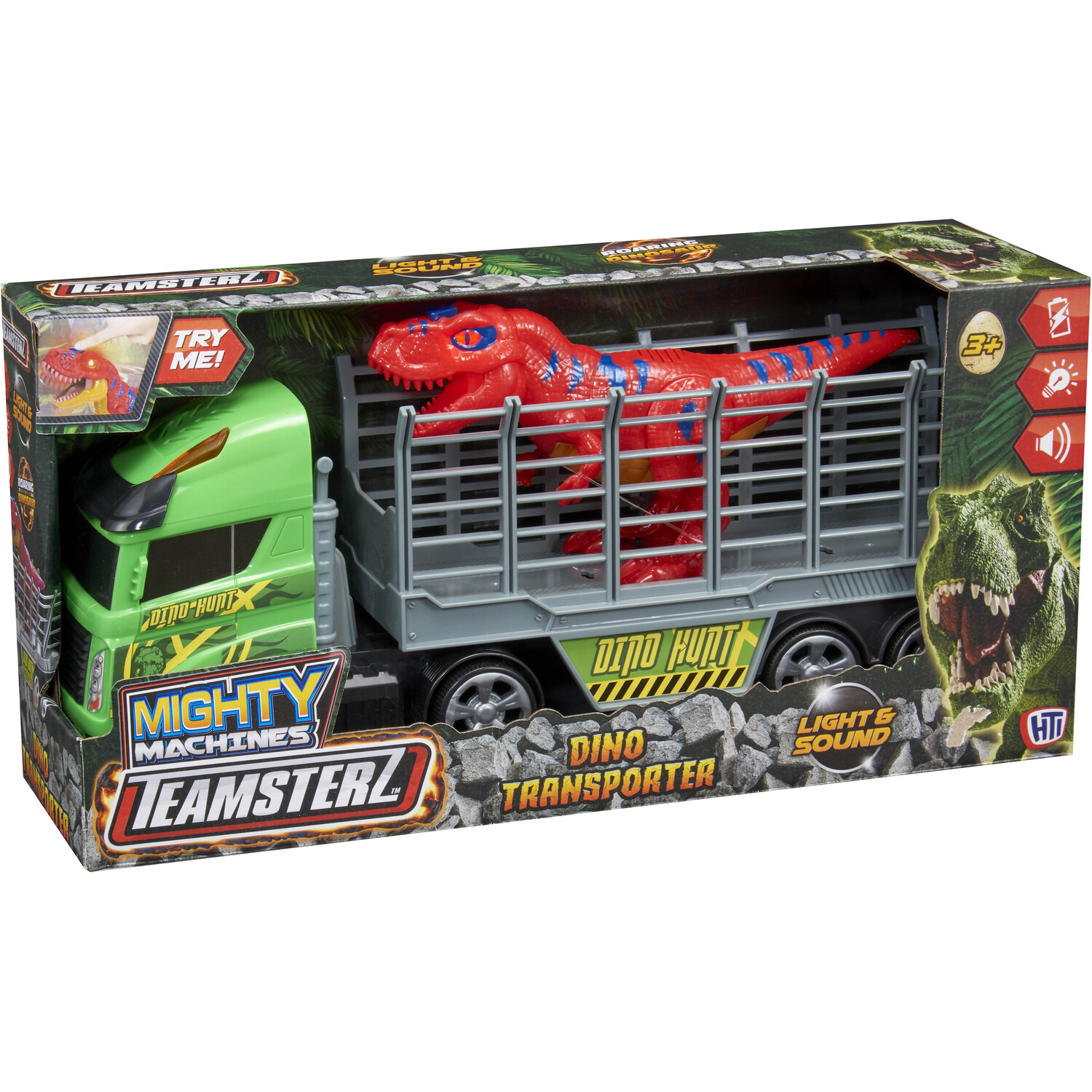 Teamsterz Light and Sound Dinosaur Transporter Toy Image 2