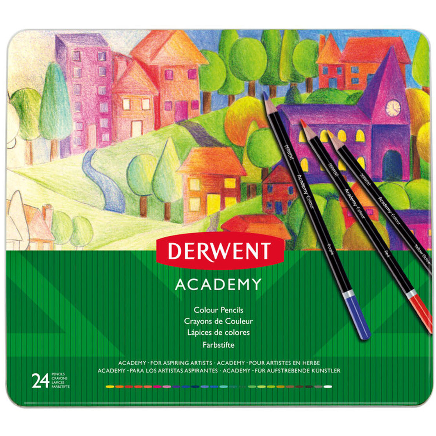 Pack of Derwent Academy Colour Pencils - 24 Image 5