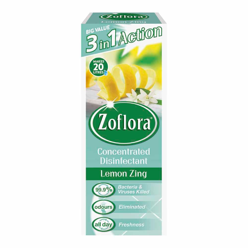 Zoflora Concentrated Disinfectant Lemon Zing 500ml Image