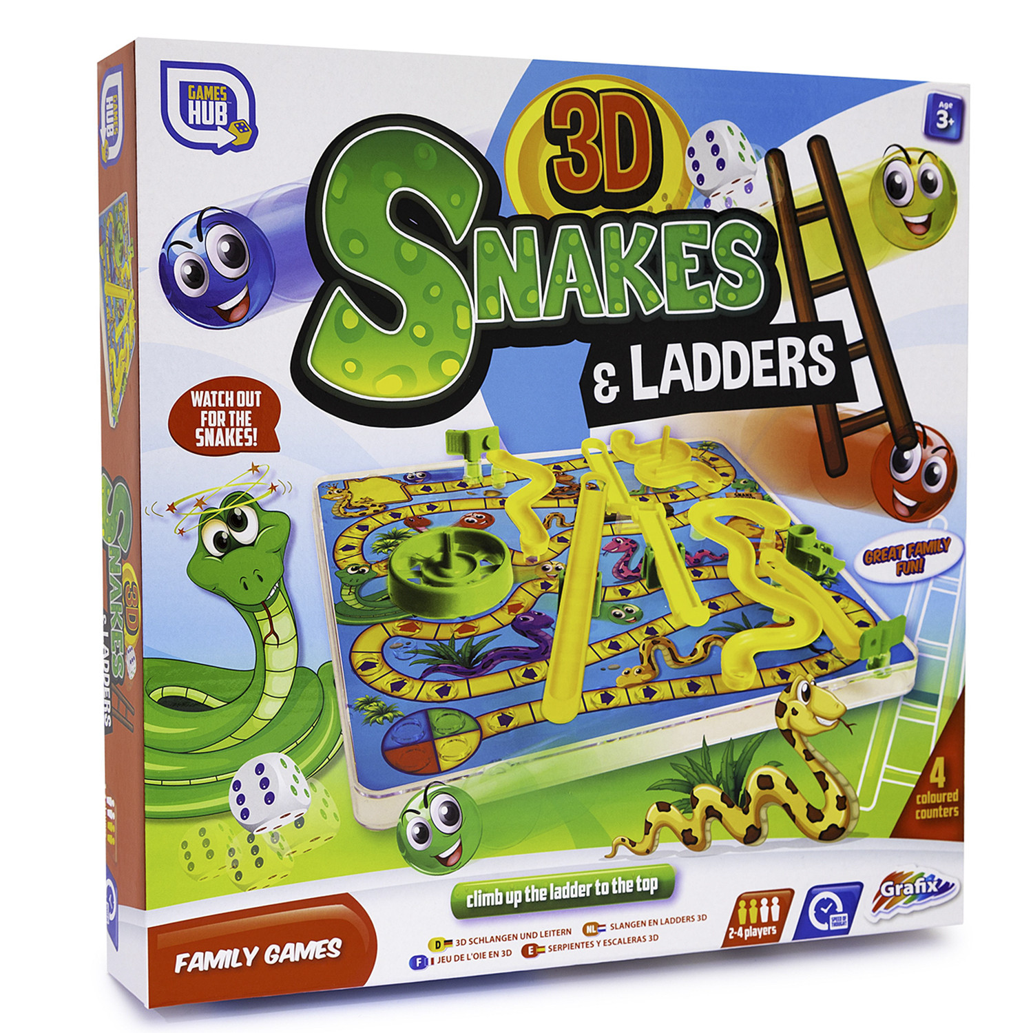 Games Hub 3D Snakes And Ladders Image 1