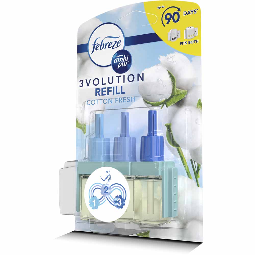 Febreze 3Volution Air Freshener Refill Cotton 20ml Image 4