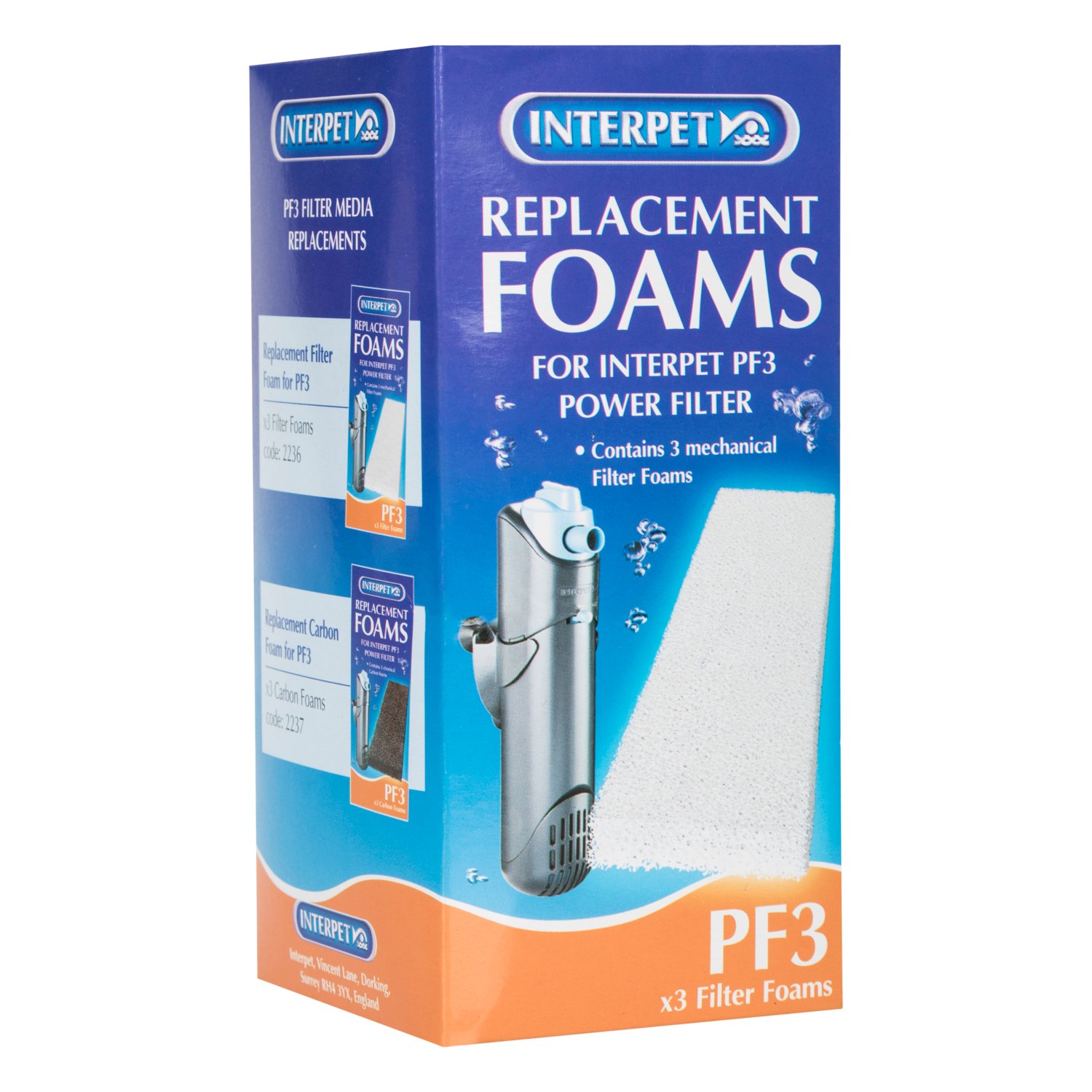 Interpet Power Filter Replacement Foams - PF3 Filter Image