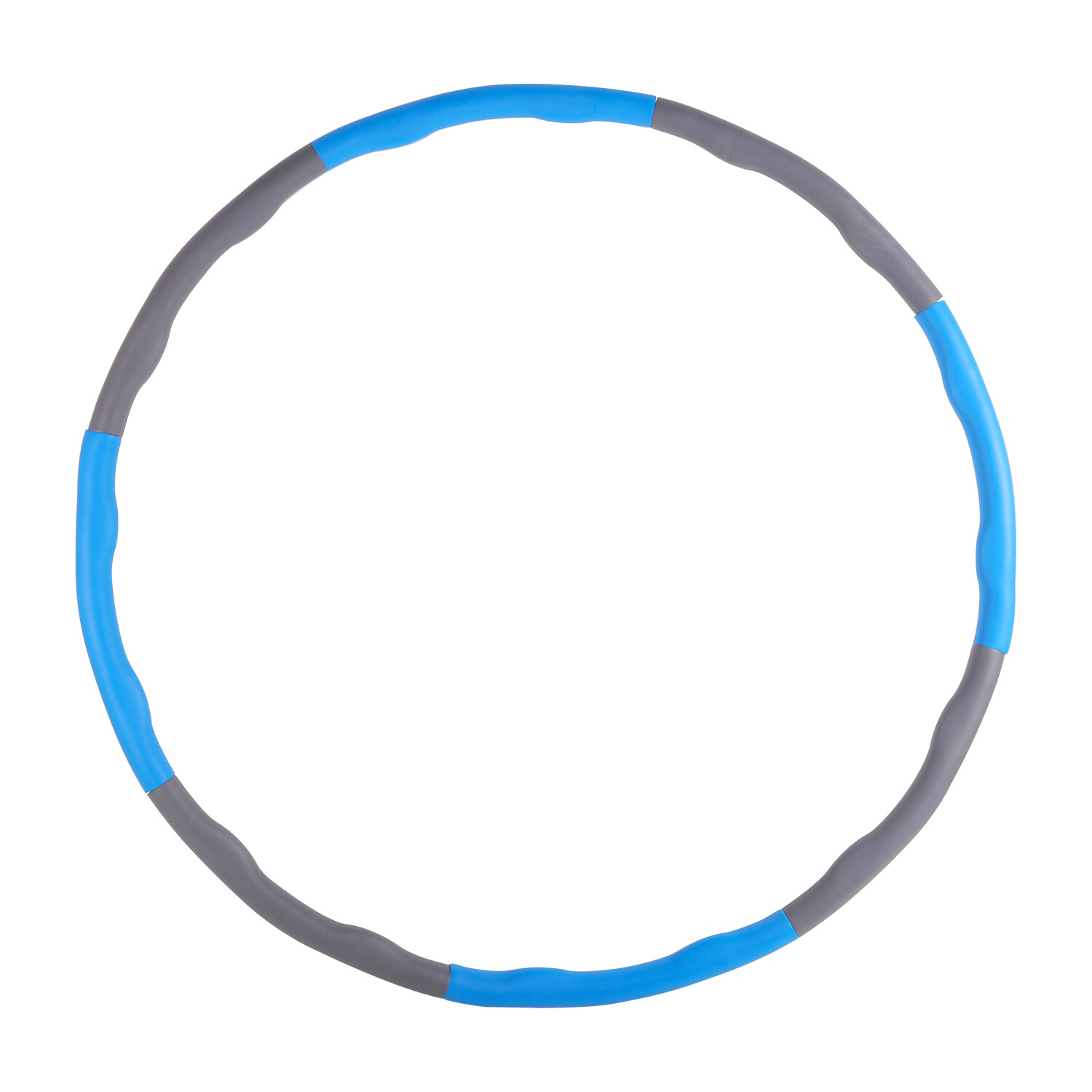 Active Sport Blue and Grey Weighted Hula Hoop Image 2