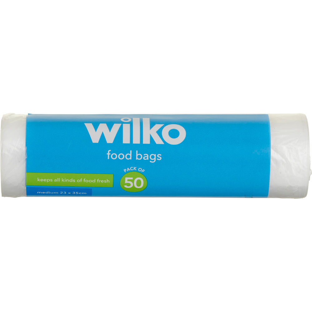 Wilko Functional Food Bags Medium 50 Pack Image 3