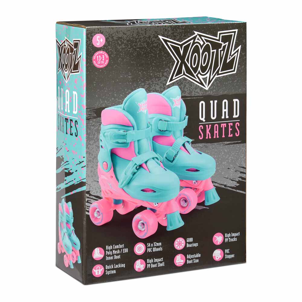 Xootz Small Pink Quad Skates Image 6