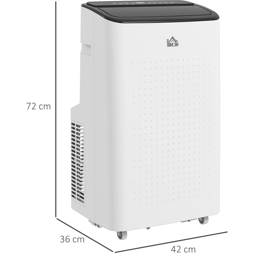 HOMCOM White 12000BTU Mobile Air Conditioner Image 7